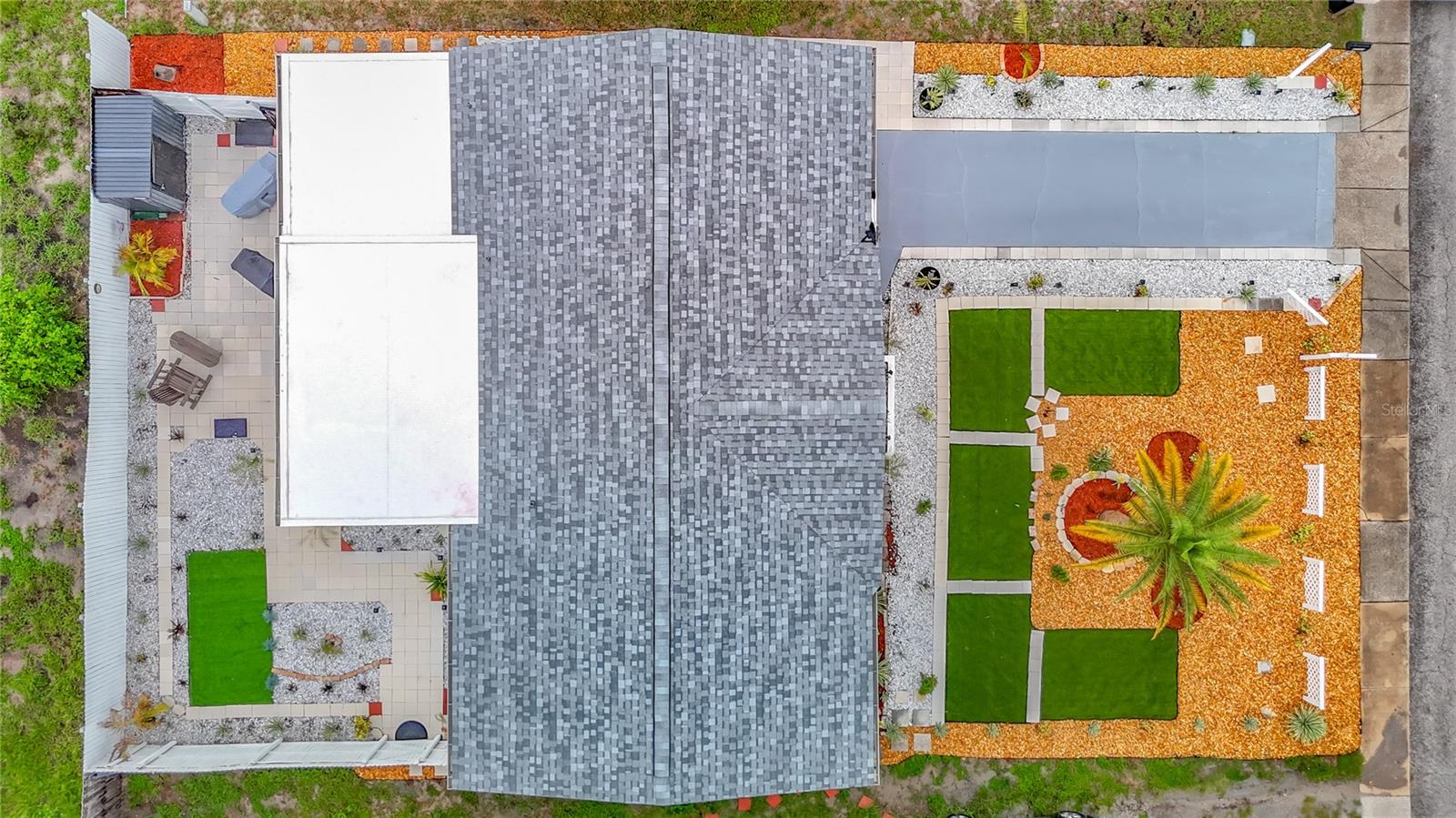 aerial of new roof 1/2025