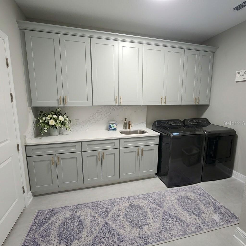Downstairs laundry