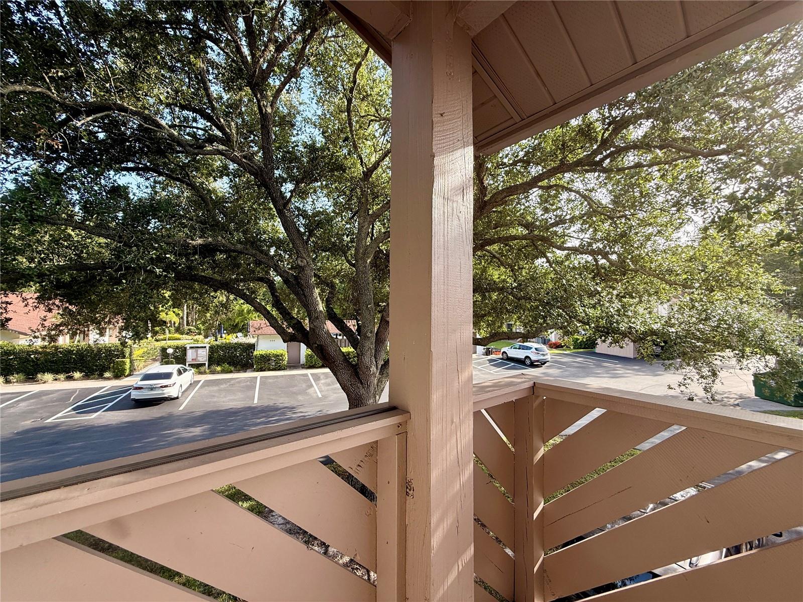 Open balcony views off 2nd bedroom