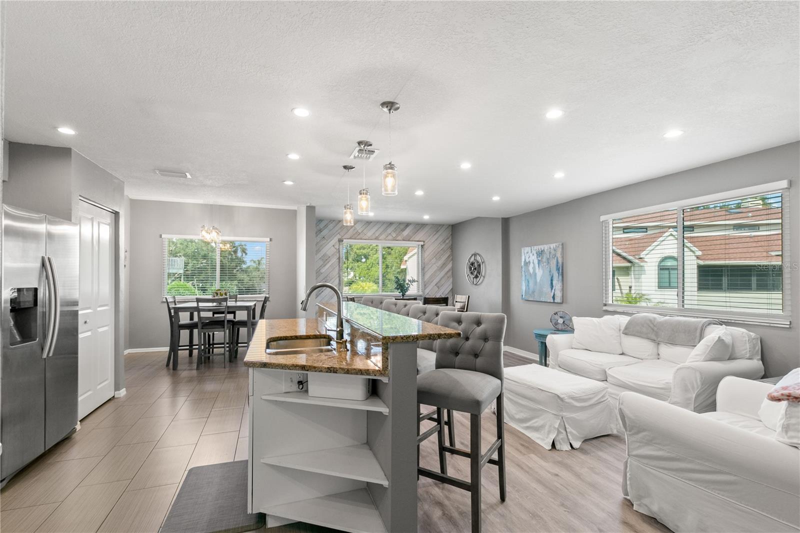 2nd Level-Living Room/Kitchen/Dining Room Combo