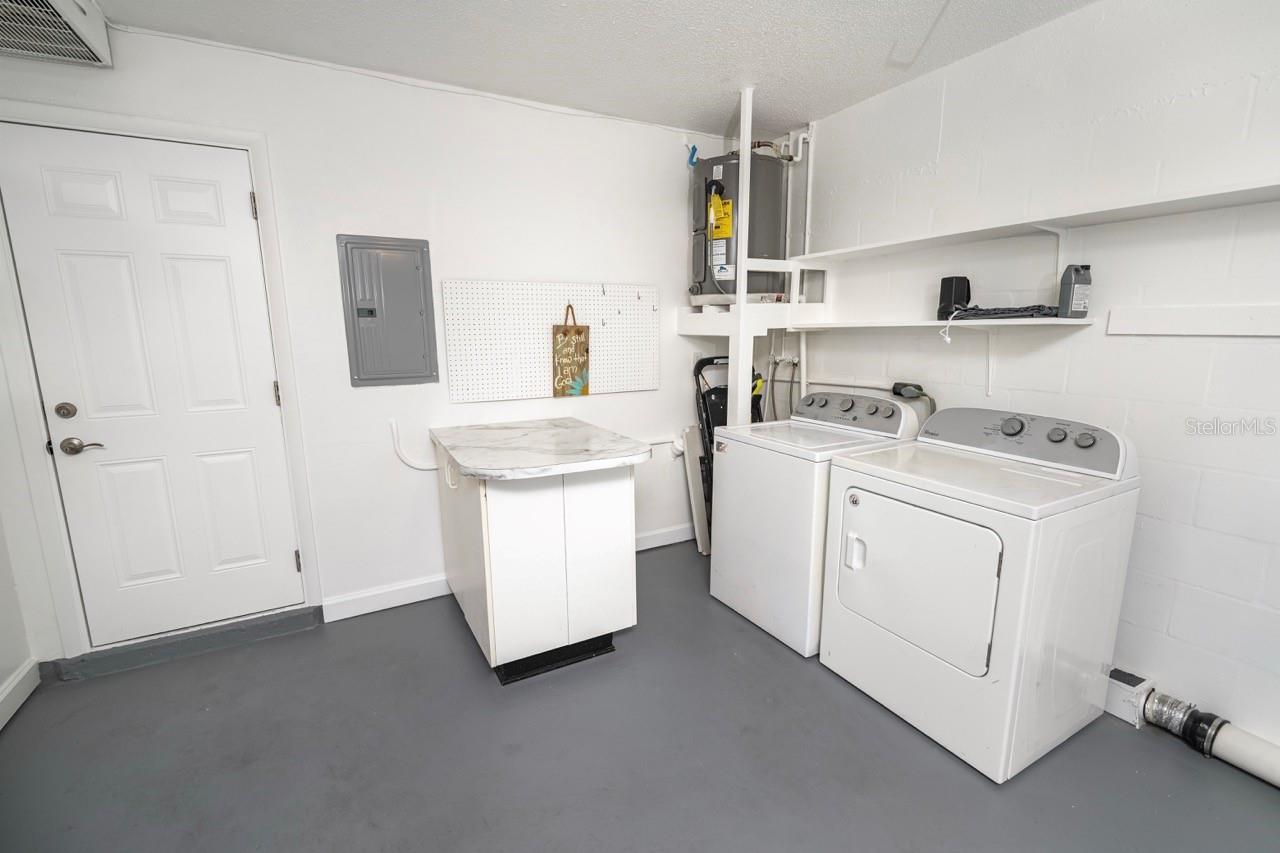 LAUNDRY ROOM IN GARARGE.STILL MORE THAN ENOUGH ROOM FOR YOU CAR, SUV, OR TRUCK.