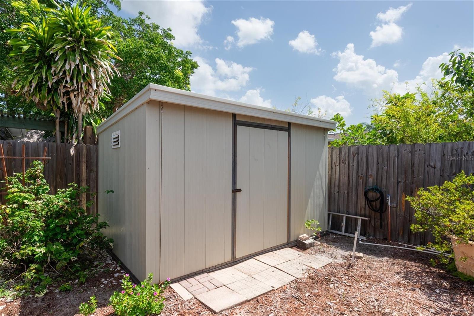 Storage Shed with power