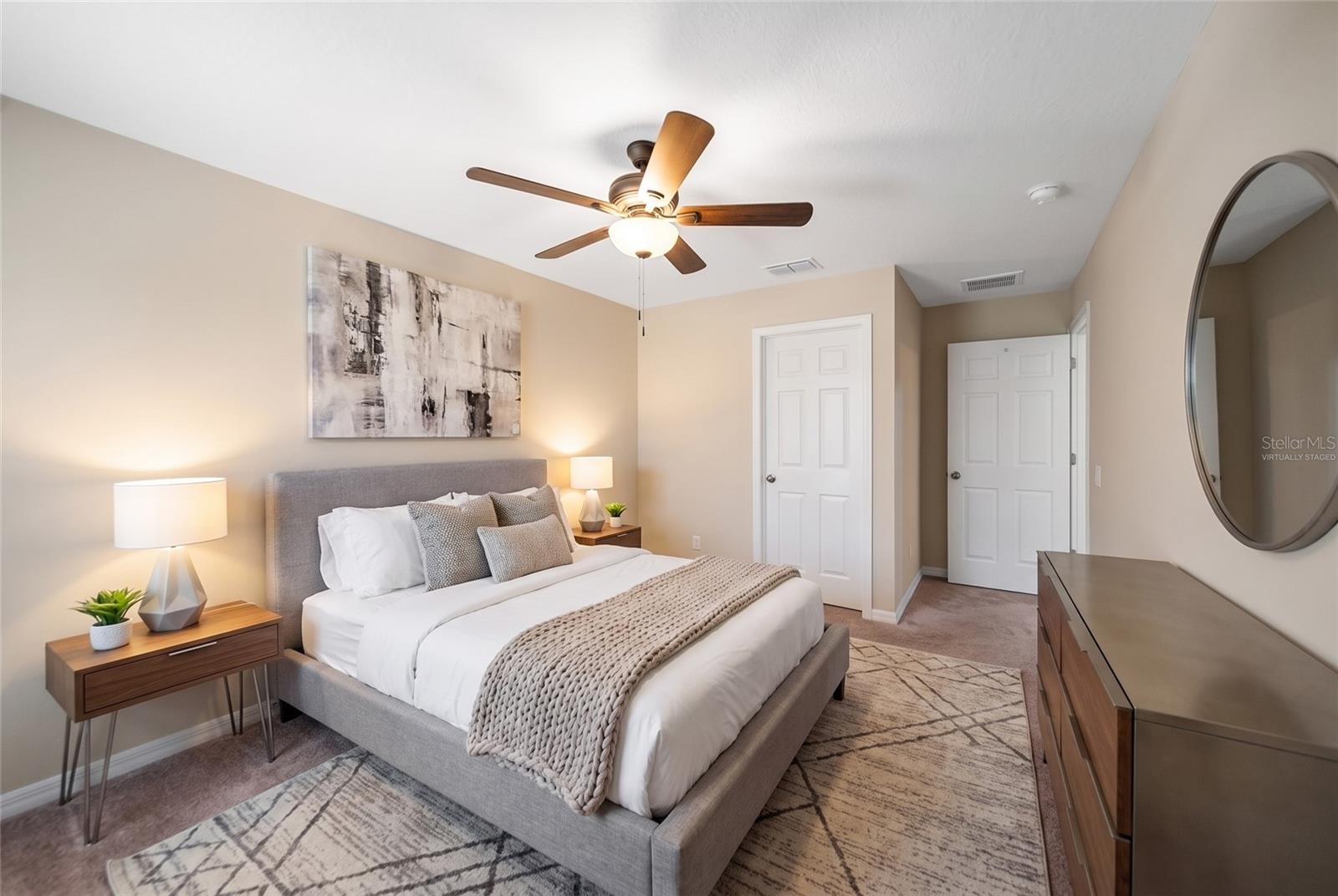 Virtually Staged Bedroom 3