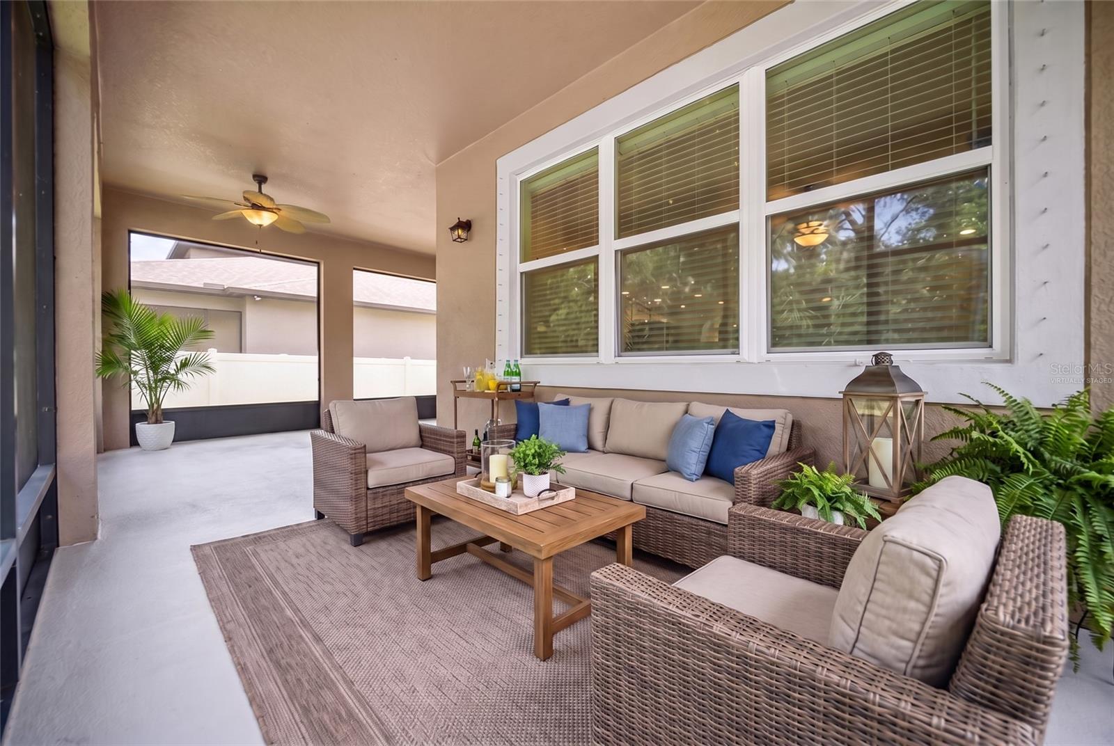 Virtually Staged Lanai