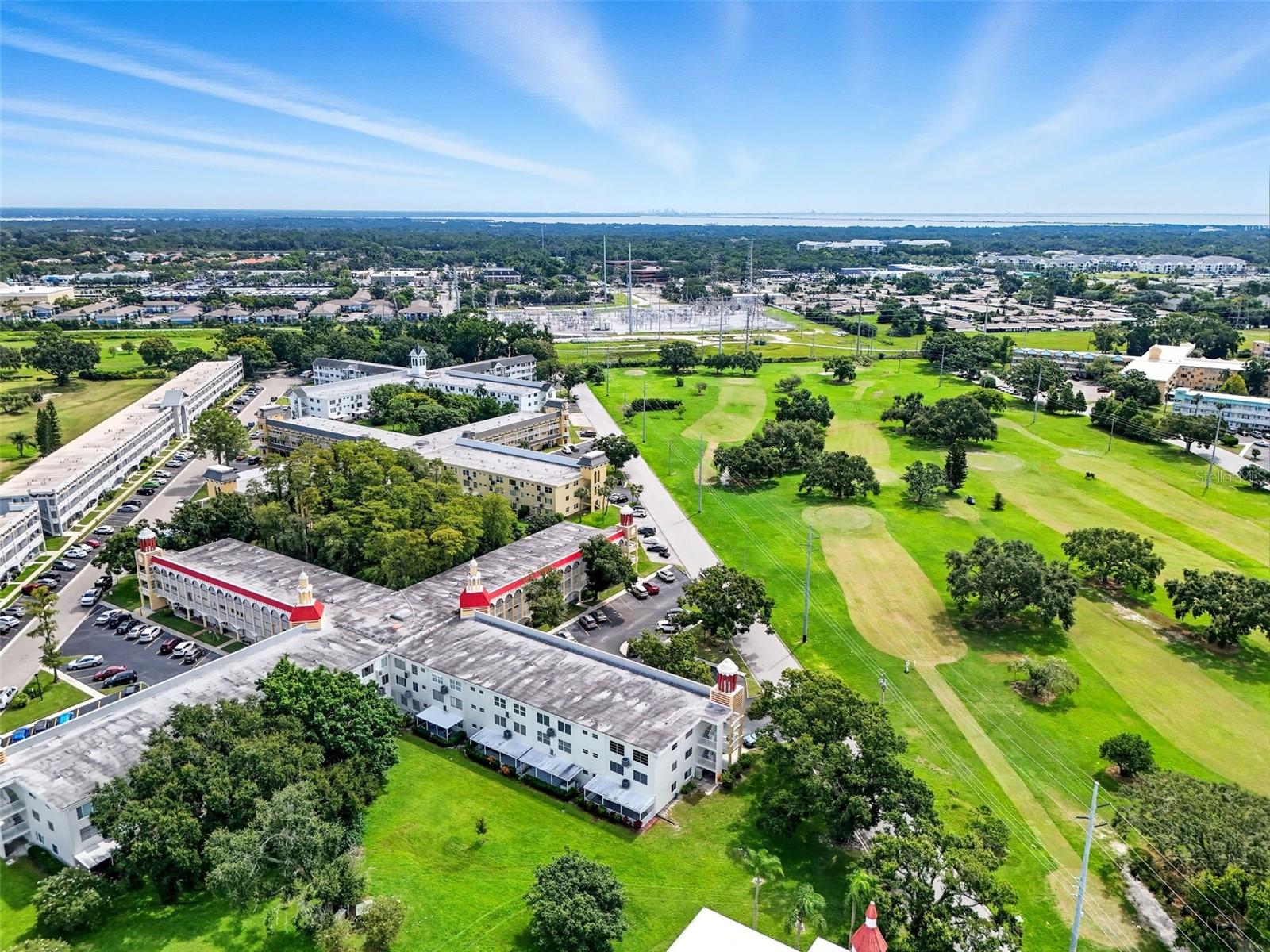 Golf Course in front of your unit