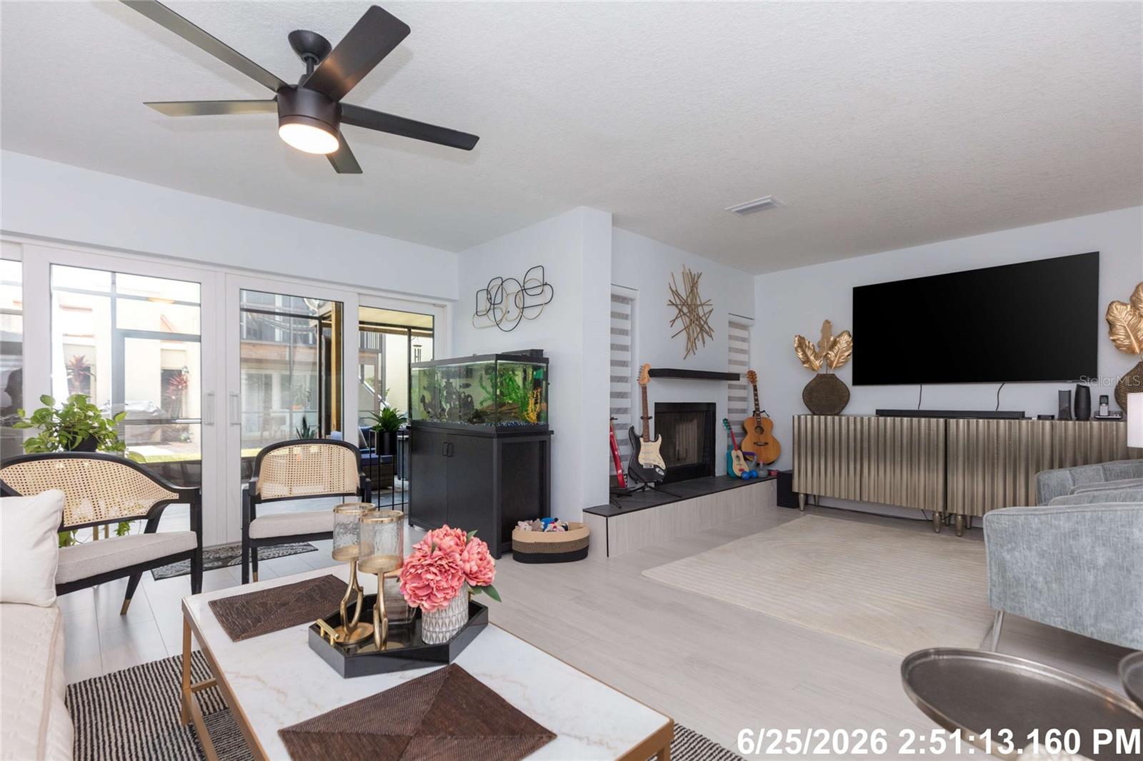 Living Room & Den Area