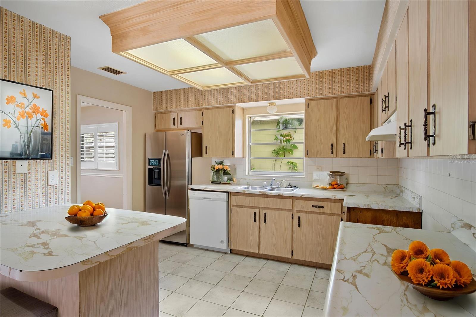 Virtually Staged Kitchen