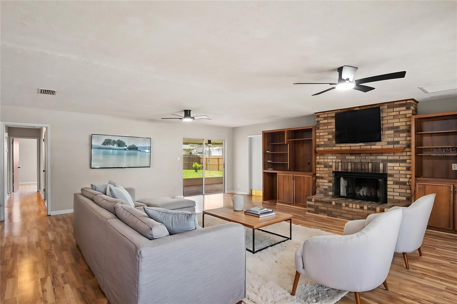 Virtually Staged Living Room