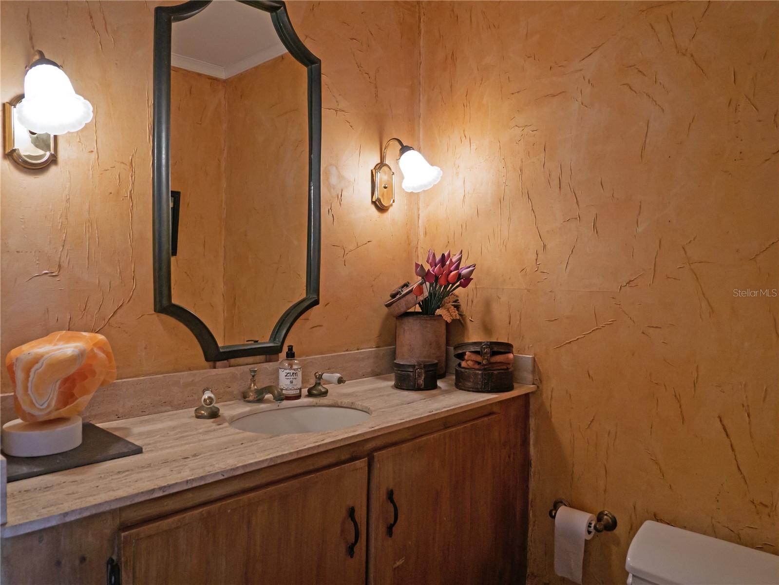 Half Bathroom off of Kitchen
