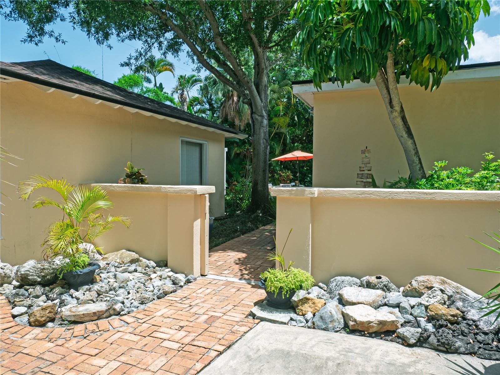 Gated backyard