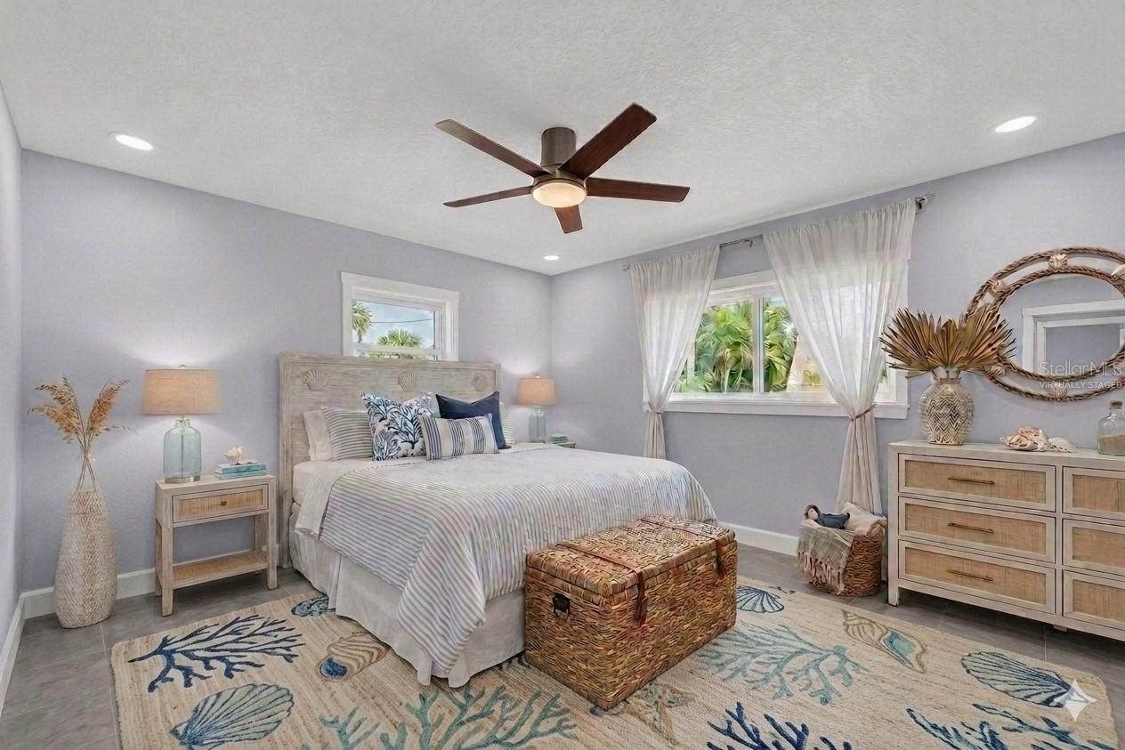 Virtually staged bedroom 2
