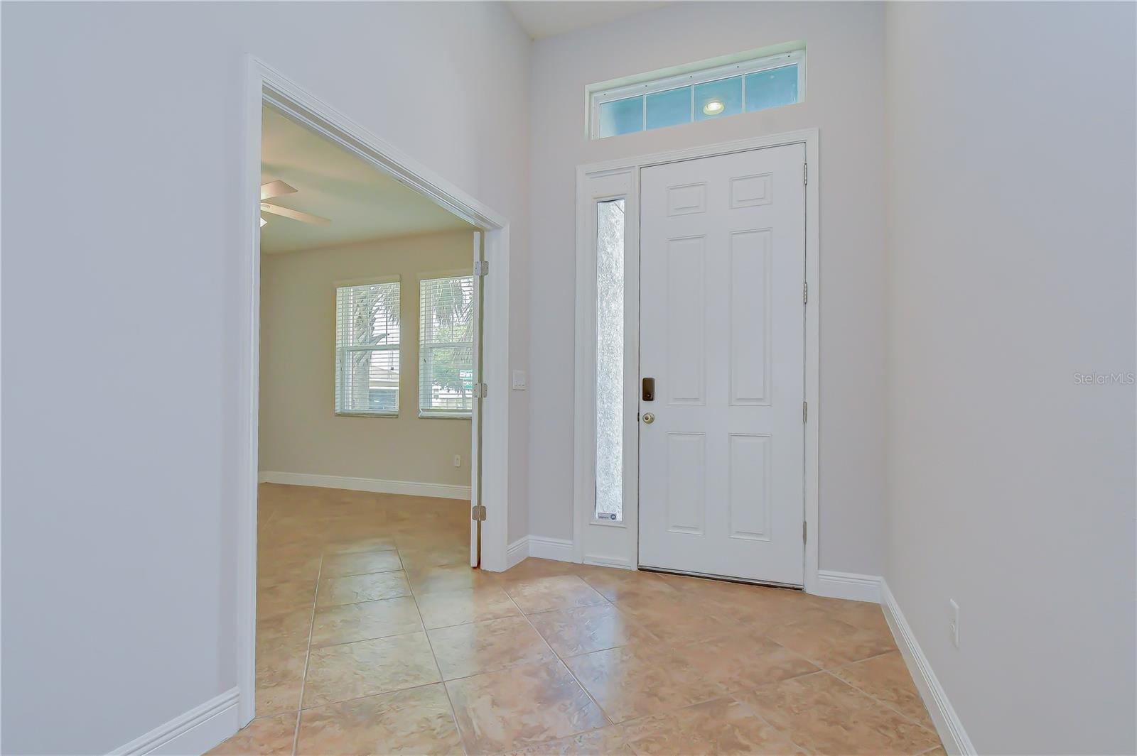 Bright entry welcoming you into the open floor plan.