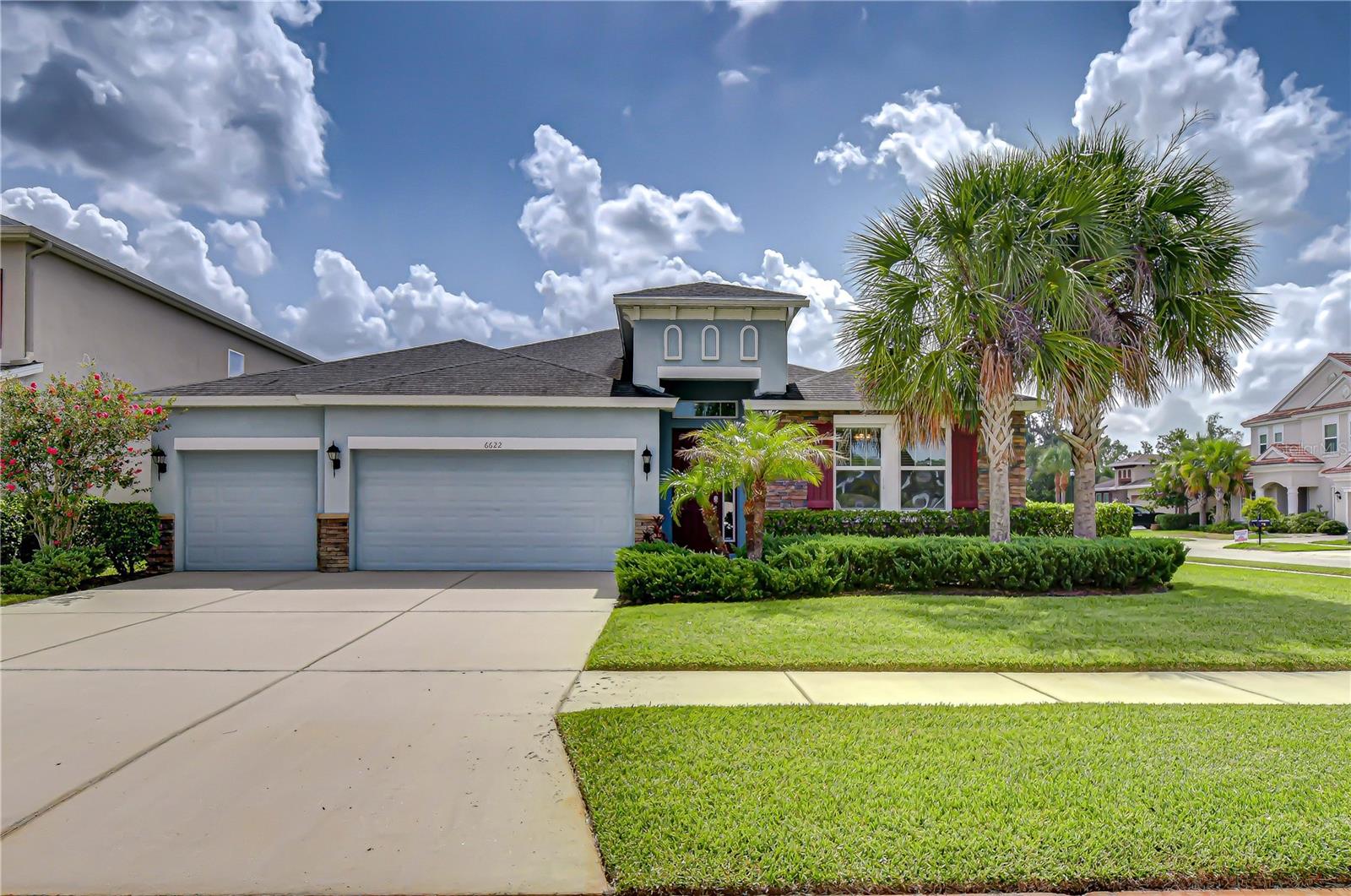 Spacious corner lot with enhanced curb appeal.