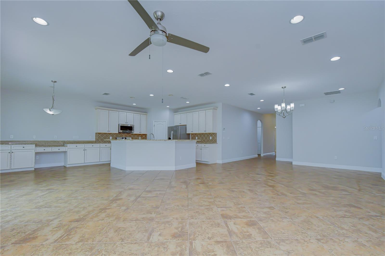 Spacious kitchen at the heart of the home.