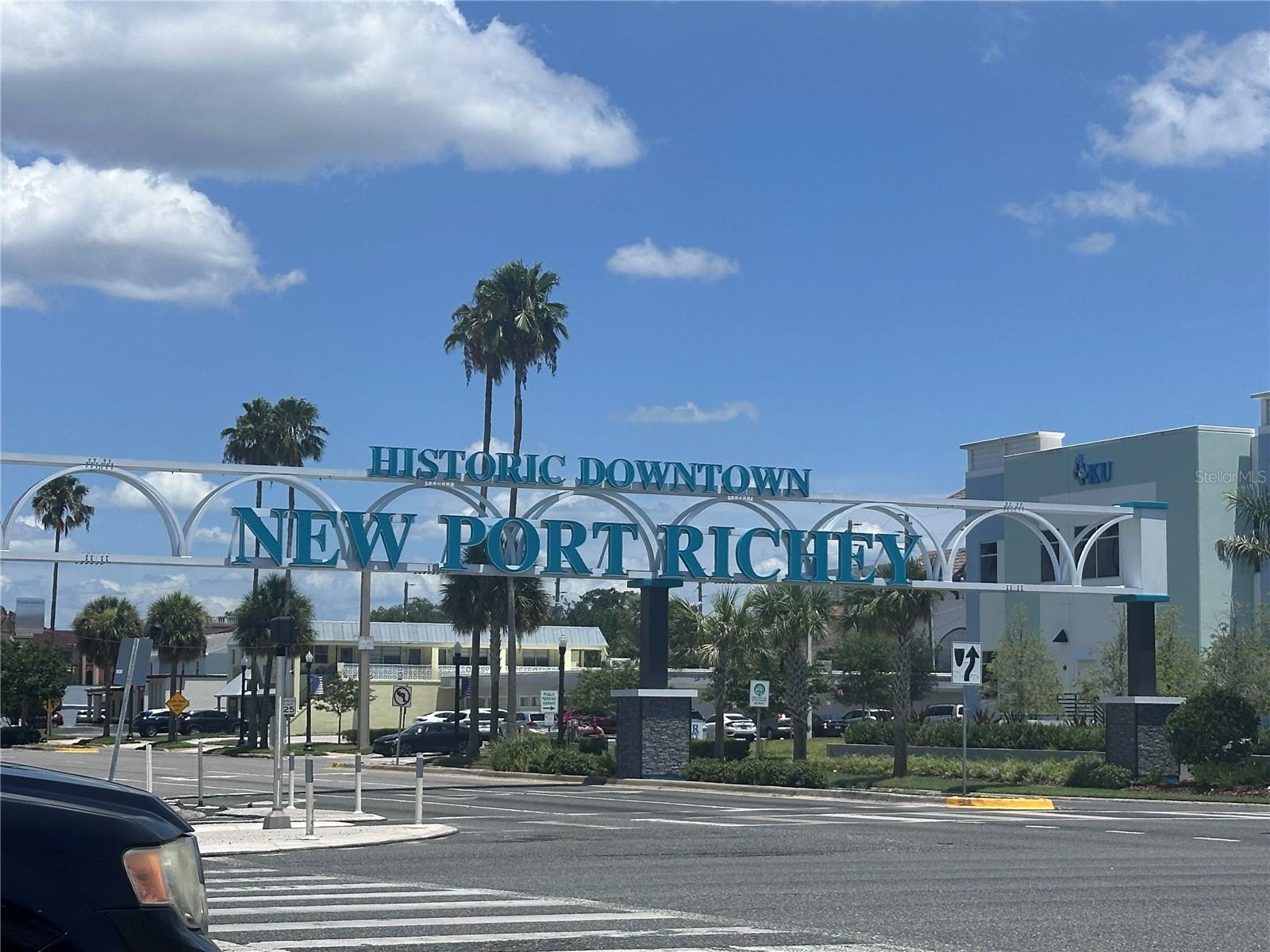 Entrance to Main Street Downtown New Port Richey