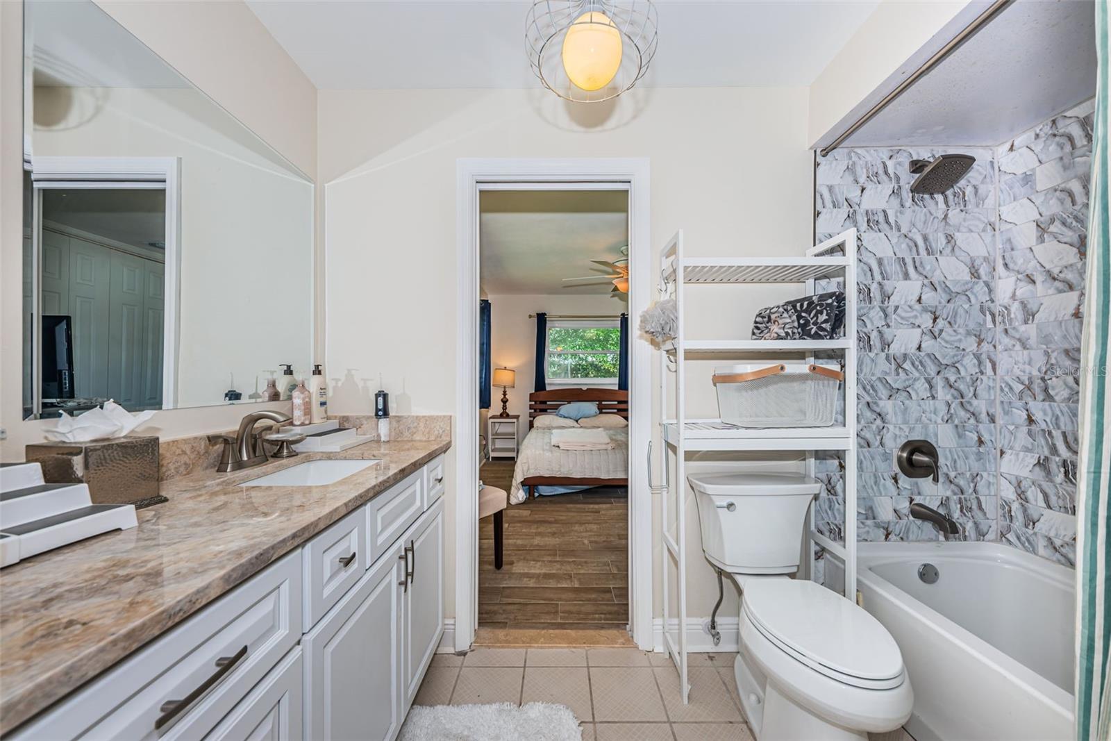 Updated modern bathroom