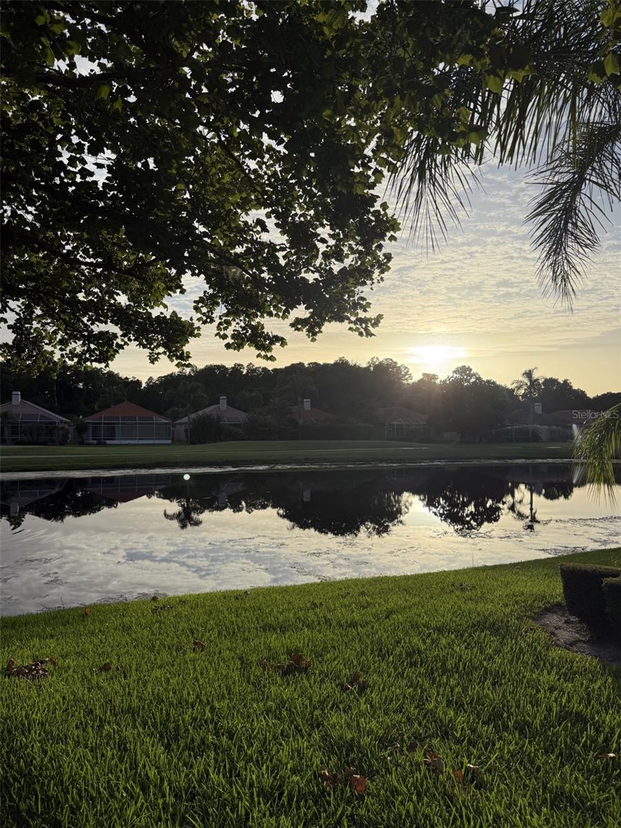 Beautiful sunset view from your lanai.