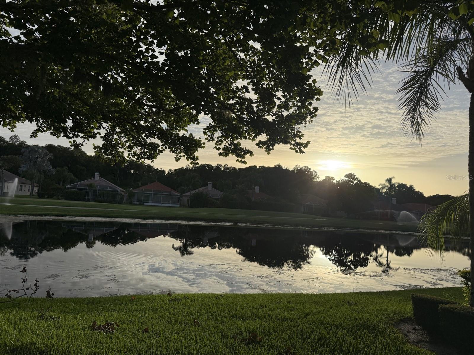 Sunset view from your lanai