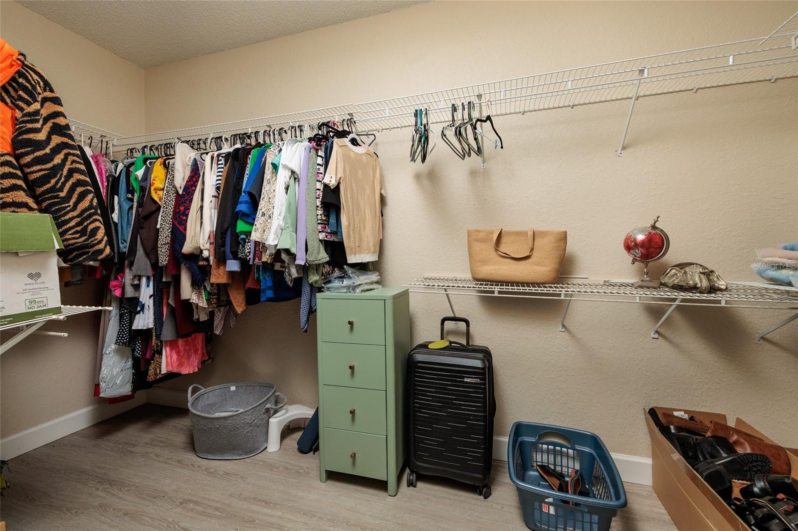 Primary walk in closet