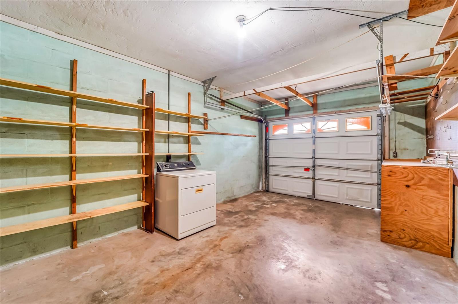 Ton of storage in garage