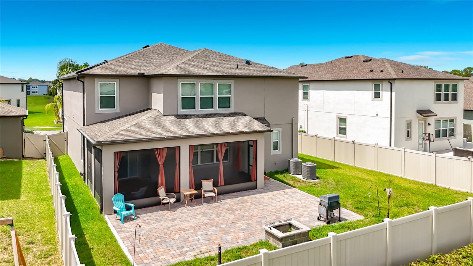 Back Yard view