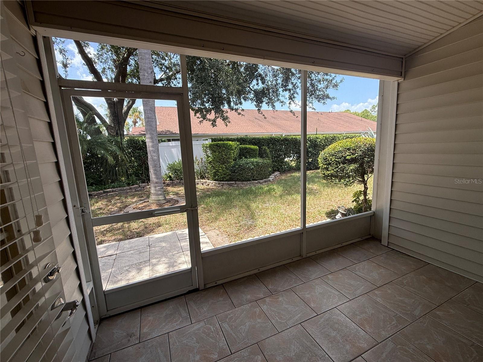 Screened porch