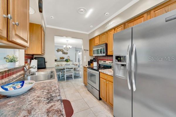 KITCHEN VIEW WITH STAINLESS