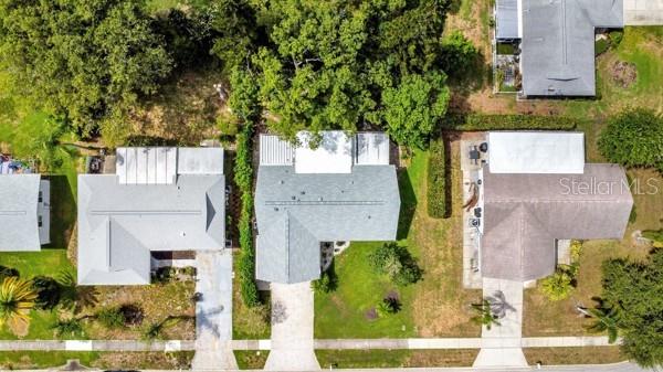 AERIAL VIEW OF STREET