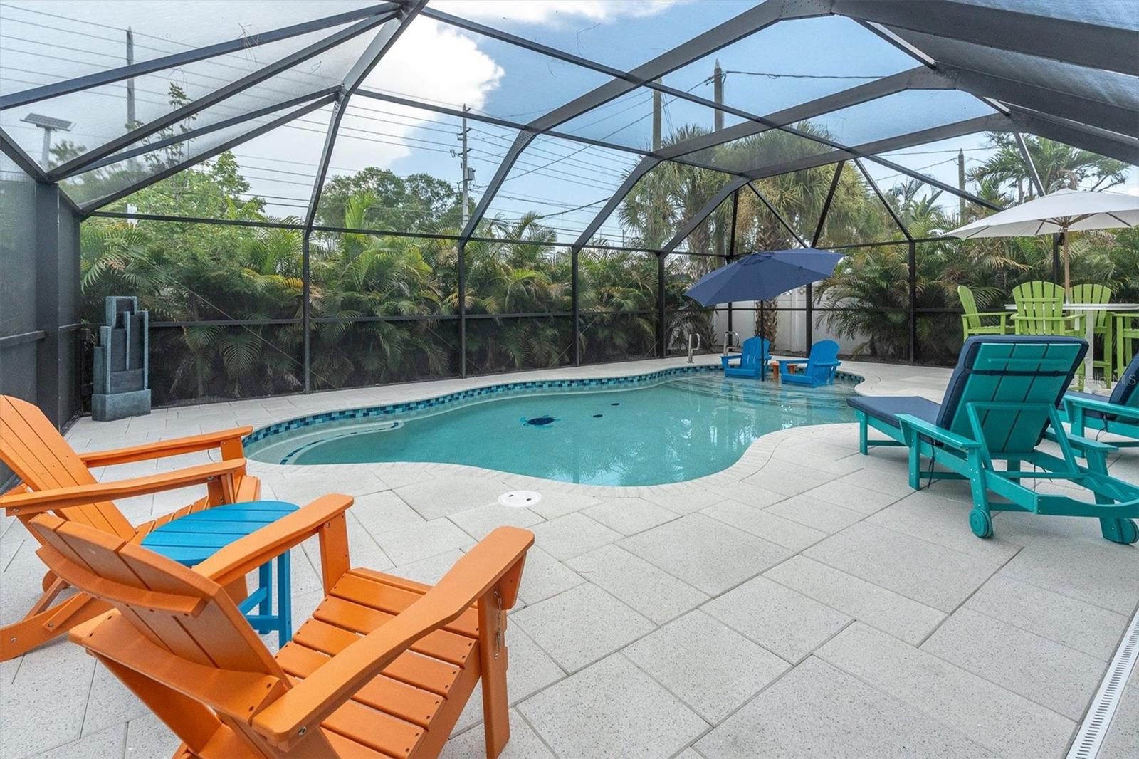 PLENTY OF SPACE TO ENJOY THE POOL AREA!