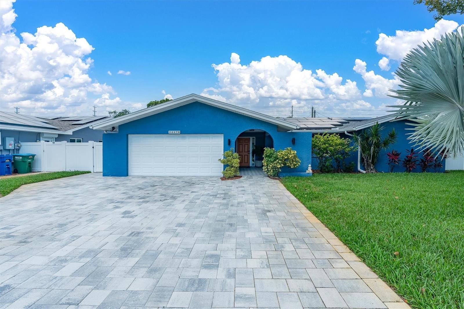 EXTENDED PAVER DRIVEWAY!