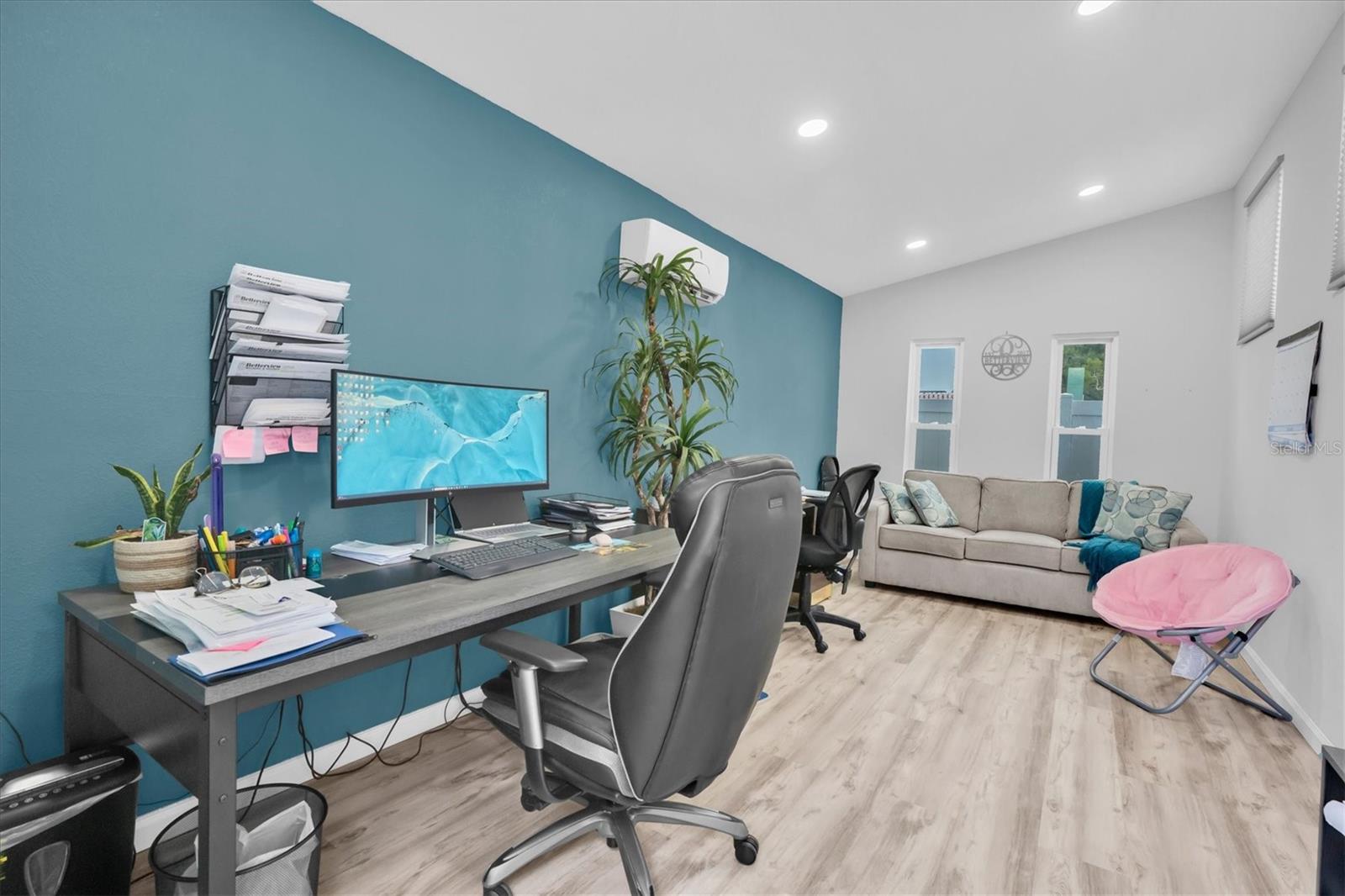 INSIDE OF DETACHED FLEX SPACE!