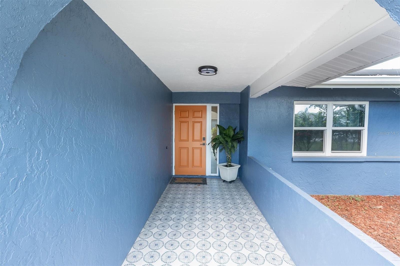 ENTRY TO HOME FRESHLY PAINTED!