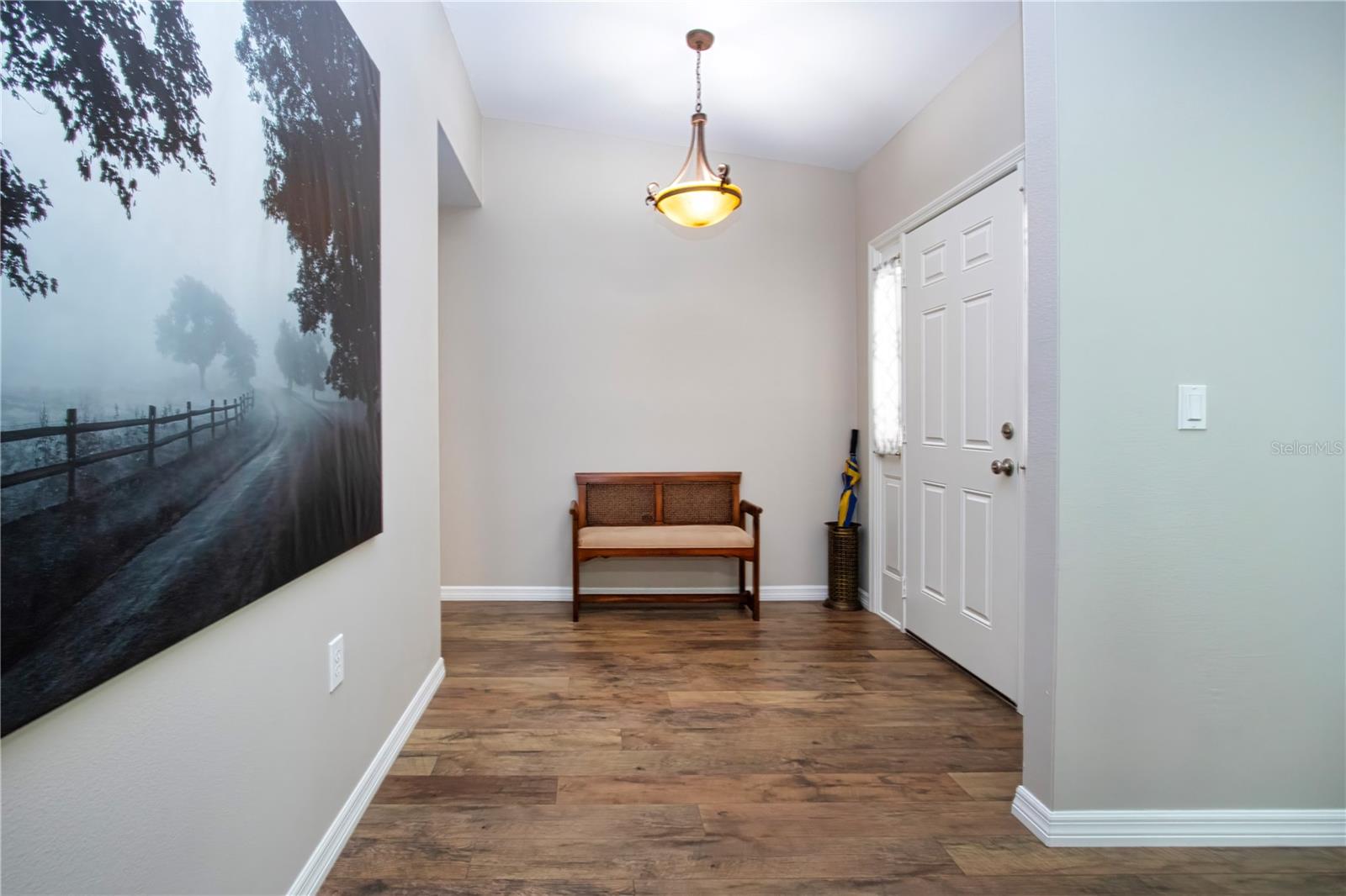 Foyer from living room