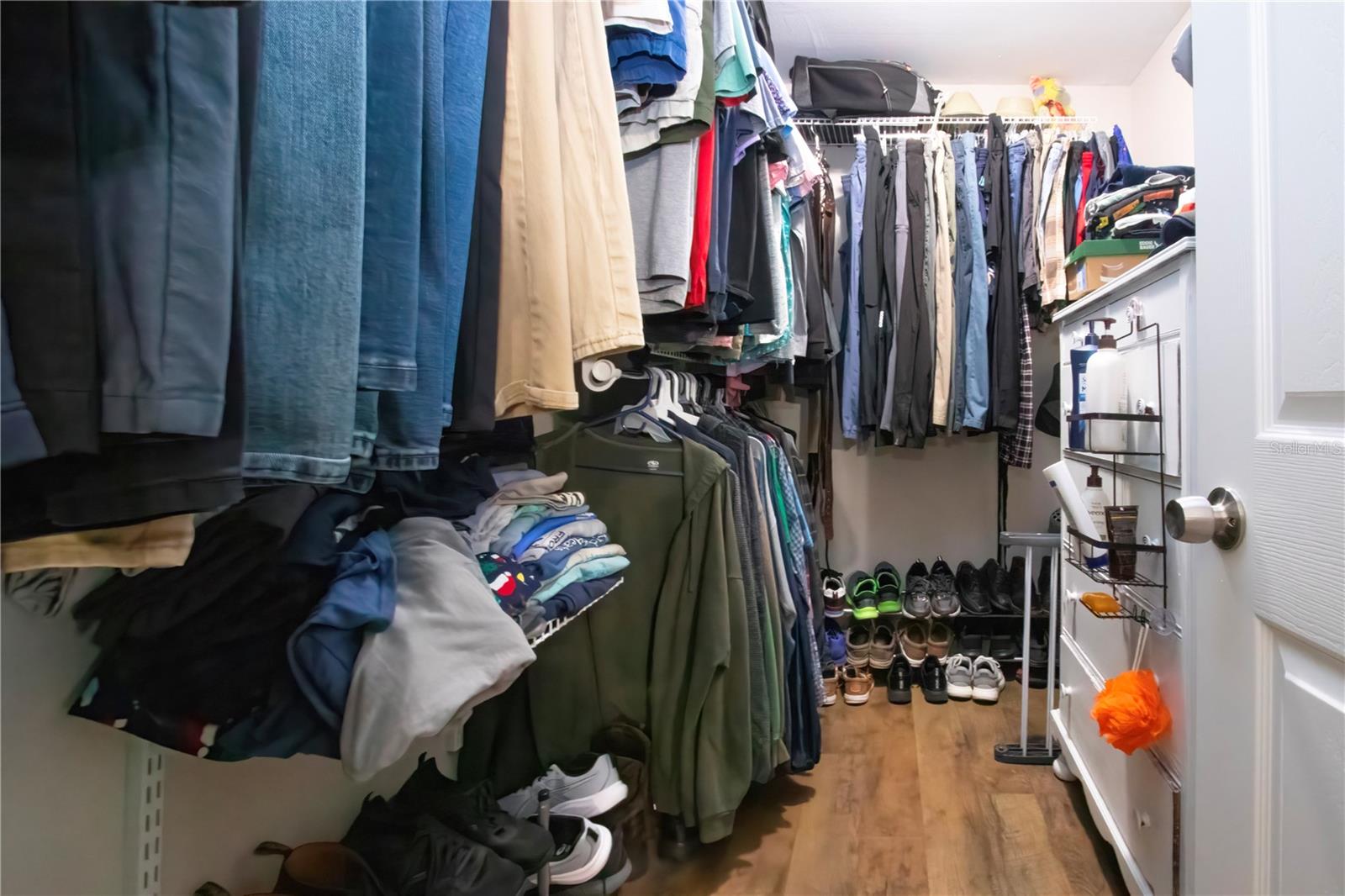 Large owners suite closet