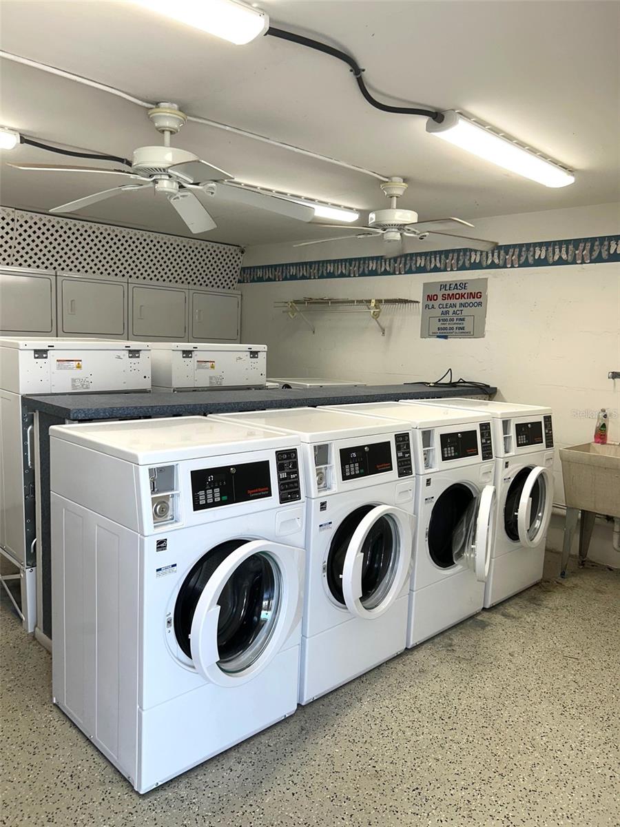 Community Laundry just across the driveway from #132