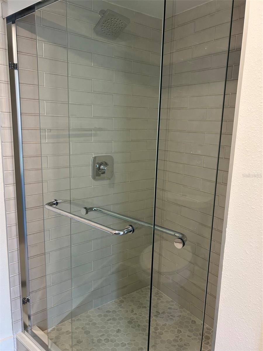 Ensuite bathroom shower stall.