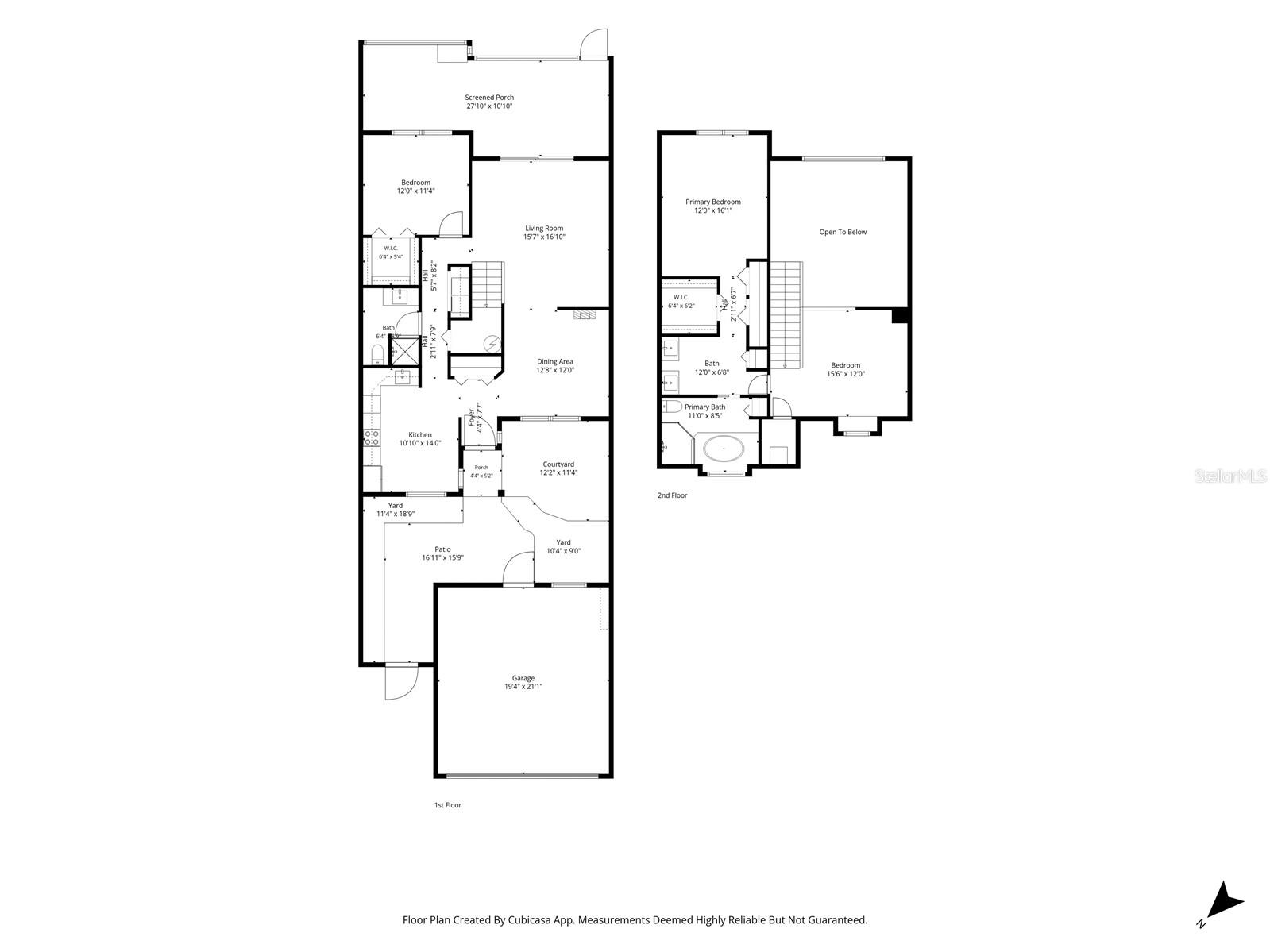 Entire floorpan