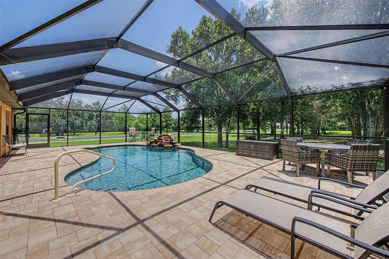 Full Screened-In Pool Area