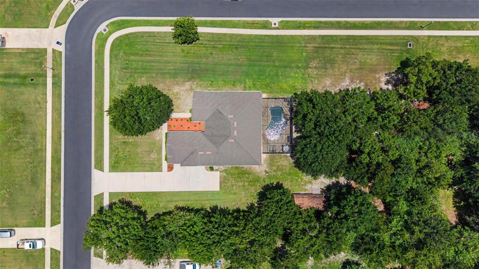 View of the Home from Above