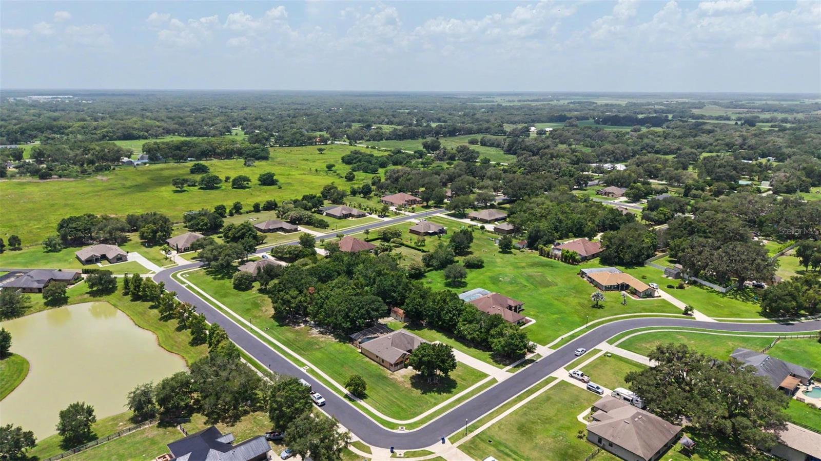 Aerial View of the Home and Neighborhood