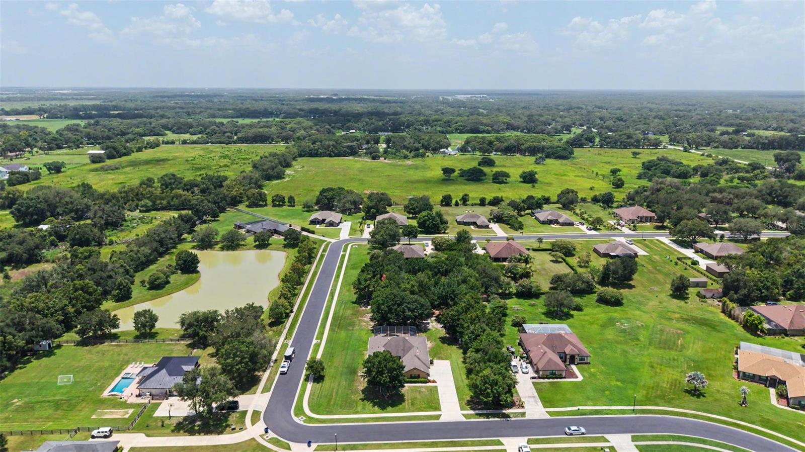 Aerial View of the Home and Neighborhood