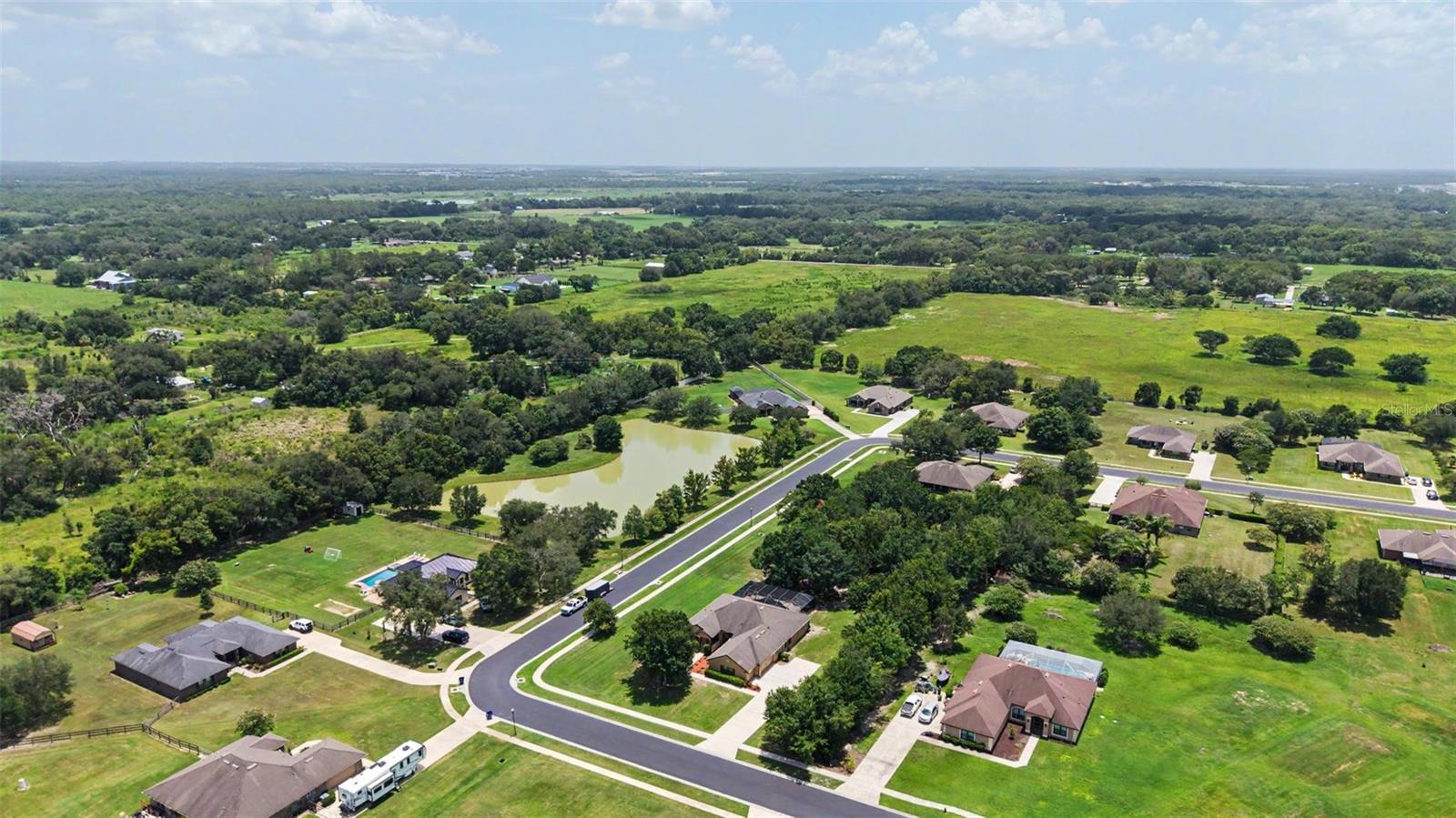 Aerial View of the Home and Neighborhood