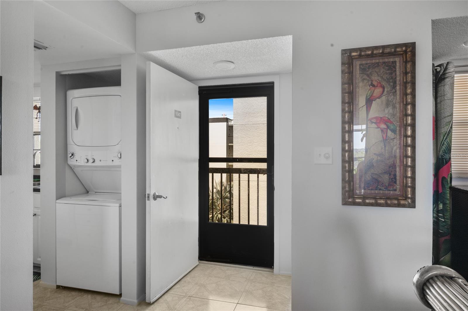 Entry for condo unit (coatcloset not visible in photo)