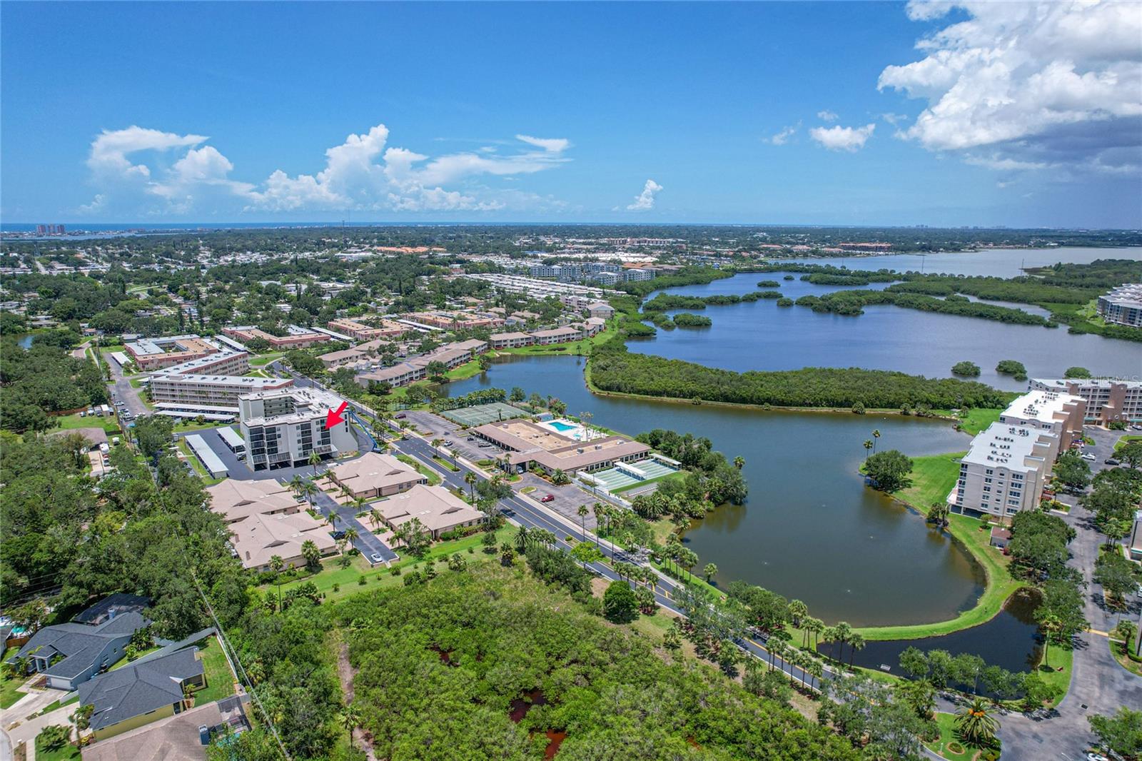 Condo for sale is on thesecond-to-top floor