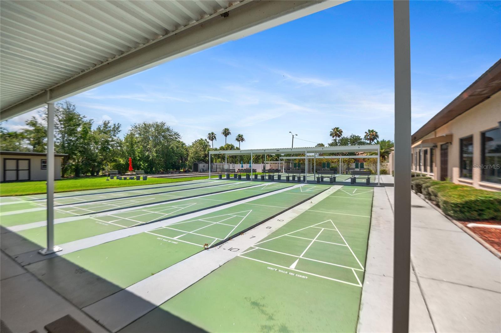 Twelve shuffleboard courtsallow for fun or competitiveplay