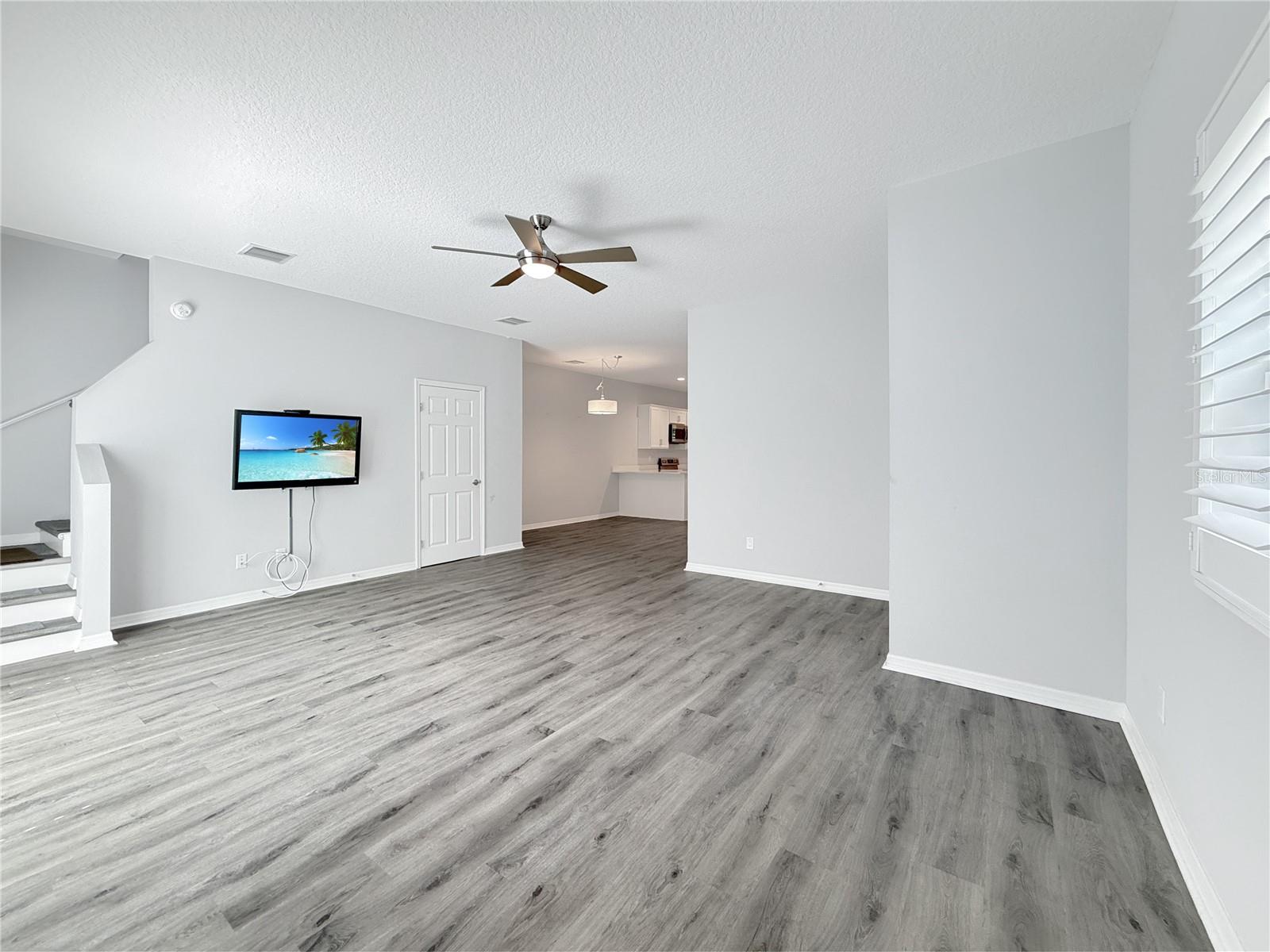 Living Room Looking toward Kitchen