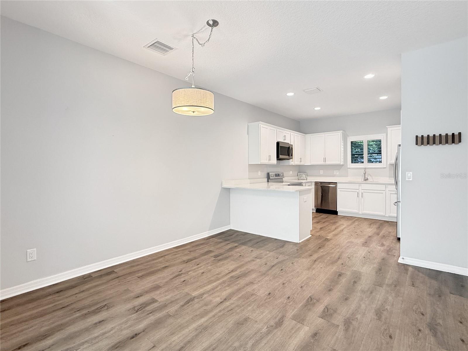 Living Room/Dining toward Kitchen