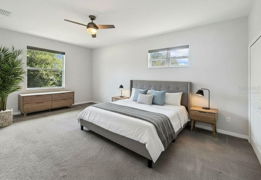Virtually Staged - Primary Bedroom