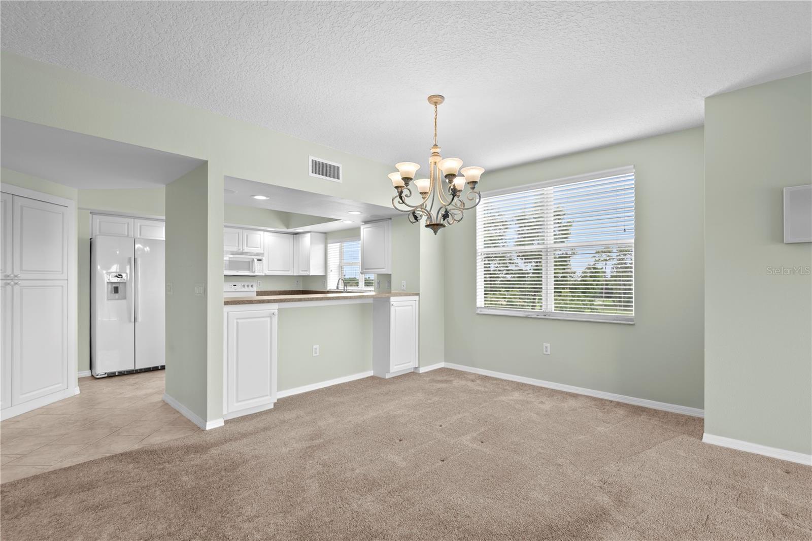 Kitchen, Dining and Living areas have a great Flow