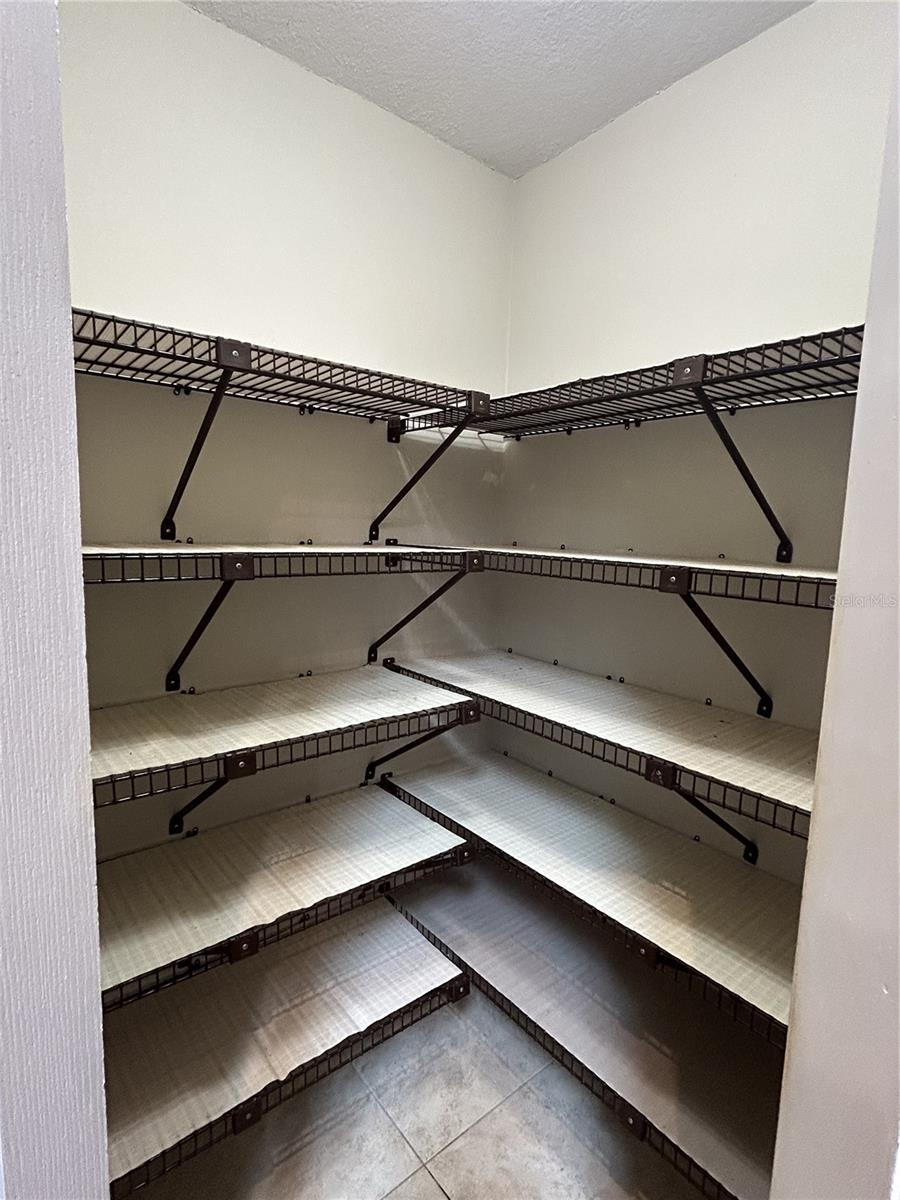 pantry in kitchen.